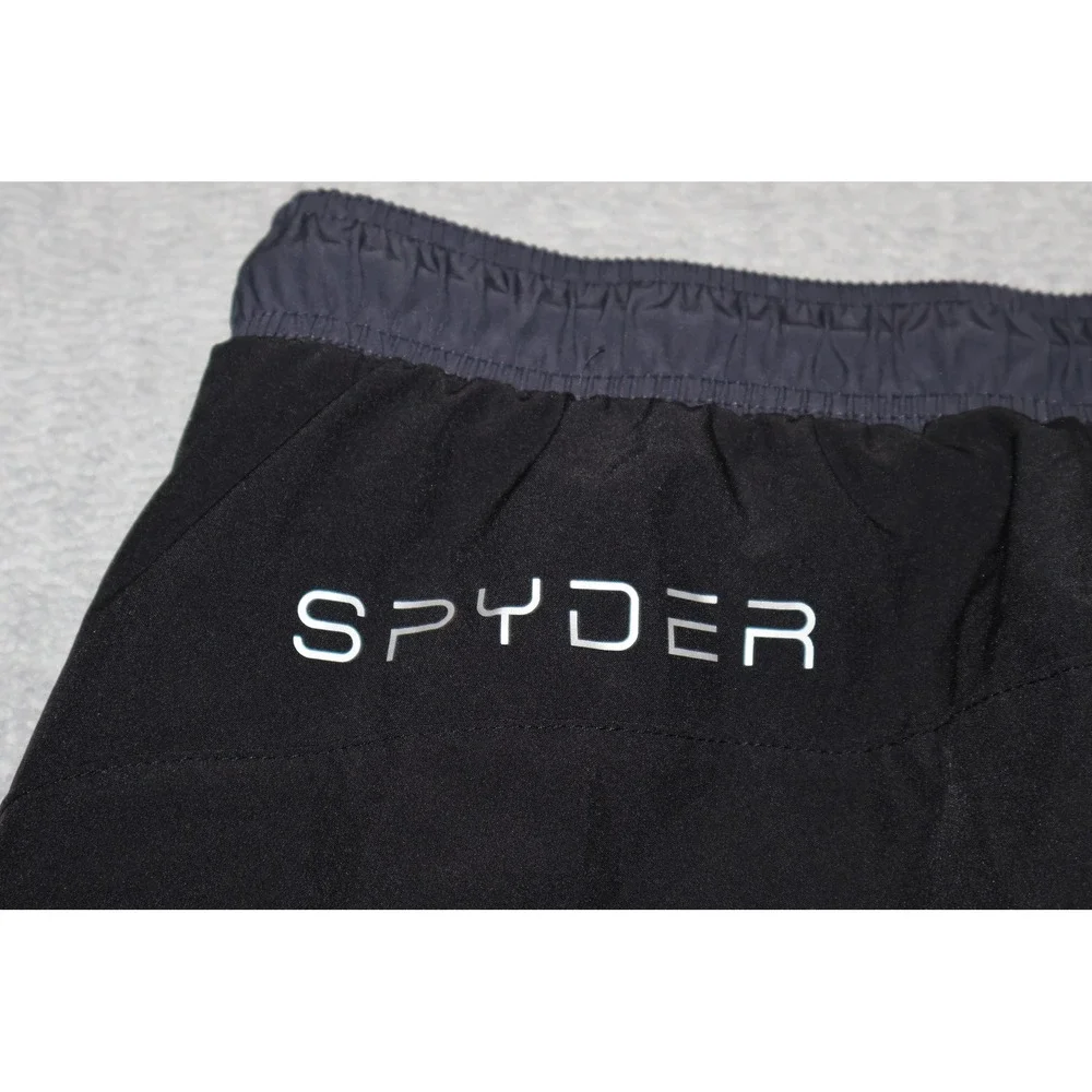 Spyder Swim Trunks Mens XL Black Board Shorts Activewear 7